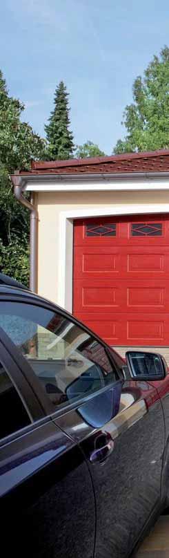 large cassette elements gives the door a high-quality, impressive appearance.
