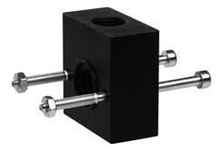 Characteristics Installation Mounting Material Description Between two of the airfit light series With coupling kit supplied Aluminum black lacquered Accessories Porting block To provide unlubricated