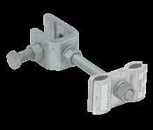 Downlead Clamps for OPGW Downlead clamps are used to secure the OPGW fiber optic cable as it is trained down the pole or tower.