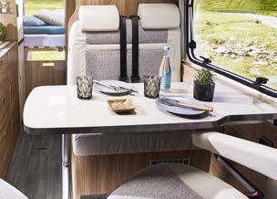 16 Feature packages The Basic Package is an excellent allround package featuring captain s chair with 2 armrests, bathroom window, folding cab blinds, wide entrance step, and other extras.