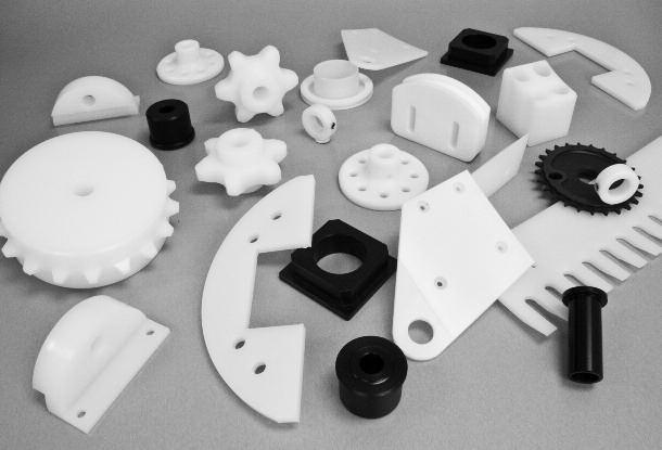 Plastics Injection molded plastic products can be manufactured in a wide variety of sizes and shapes.