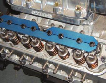 Beware when changing to higher rocker arm ratios. Ratios are increased by moving the pushrod end of the rocker arm inward towards the center of rotation.