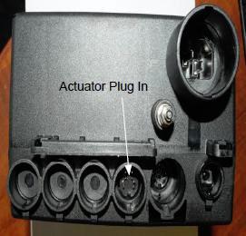 pressure is off of actuator. Actuator Plugin STEP 3: Locate the Control Box.