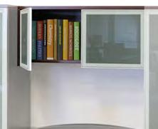 69 159 55 16 Wall Hutch with Glass Doors