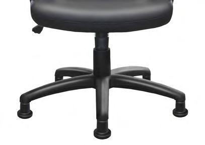 contoured back & Enhanced armrests With Arms Vinyl Seat Bonded leather