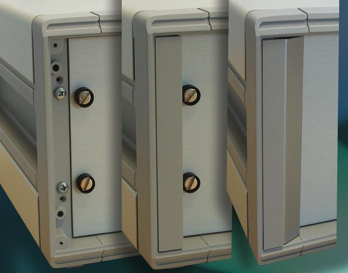 The two part trims come in plain and highlighted versions. The plain versions are mounted from the rear of the bezel, providing a clean fronted appearance and offering additional security.
