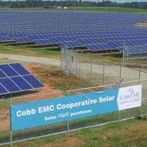 to participate Cobb also has the largest co-op PPA for solar Valley Electric Association, Inc.