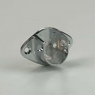 3 holes spaced 1-1/8" from center 1 hole for extra mounting strength & 2-5mm pins Units per
