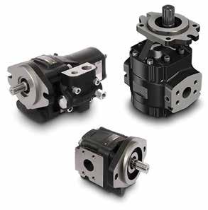 Cast iron body gear pumps and motors KAPPA COMPACT series Gear pumps and motors made of cast iron in two pieces.