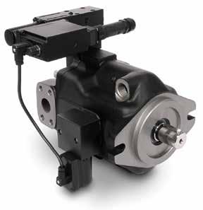 Variable displacement axial piston pumps PLATA LVP series Variable displacement axial piston pumps swash plate design.