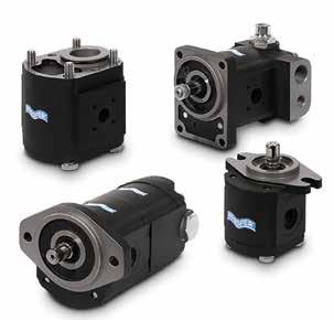 Aluminium body gear pumps WHISPER series: low noise emission reduced pulsations by 75% Gear pumps built in three pieces with an extruded body in high resistance aluminium alloy.