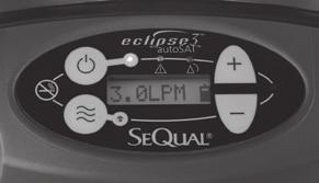 The Eclipse has an oxygen concentration status indicator (OCSI) built in to the device.