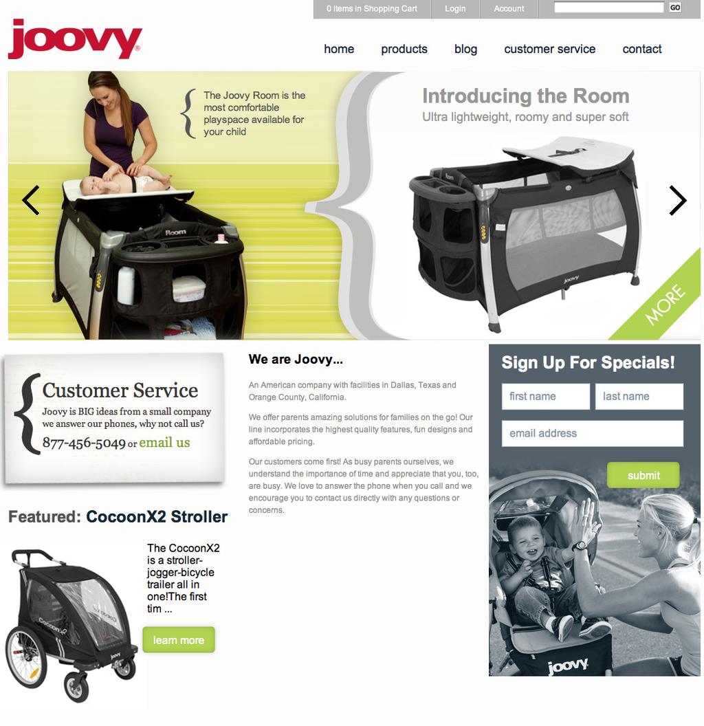 Please log onto www.joovy.