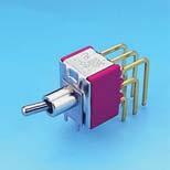 FETURE T80-T Miniature Toggle Switches (Right ngle Type) Compliant The T80-T series P.C.B Mounted Toggle Swtiches - Right ngle Type - are specially designed for P.C. Boards.