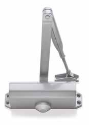 Heavy duty The riton 3 is a high performance, adjustable power overhead closer with various design options including slide track and electro-magnetic hold-open.