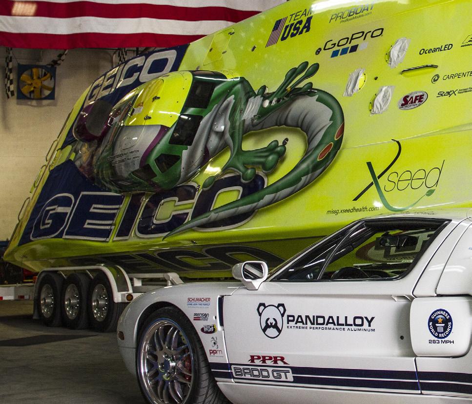 For the first time, team driver Marc Granet will hand over control of the Miss Geico Racing