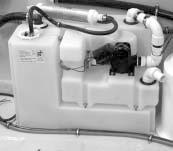 Chapter 10: INTERIOR EQUIPMENT 10.1 Marine Head System The head compartment is equipped with a sink, hot and cold faucet that converts to a shower by pulling the faucet out of the base.
