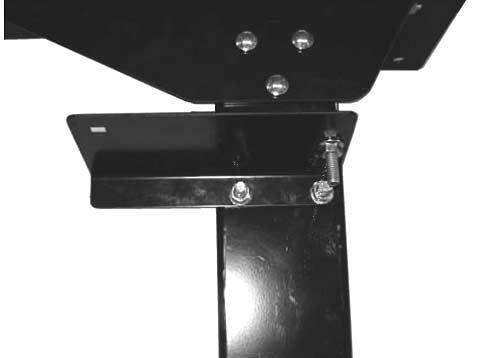 SSMLY N O H Q G F P R MX41784 2. ssemble the boom support bracket () to the support channel (F) using two M8 carriage bolts and M8 flange nuts (G).
