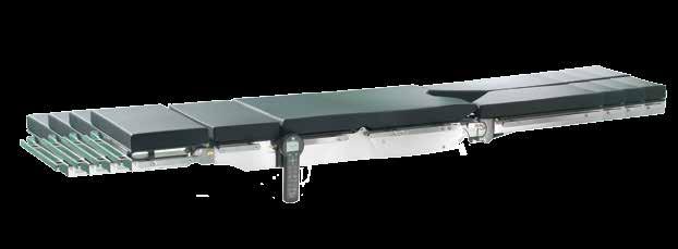1 DIAMOND 60 BLK Similar to DIAMOND 50 BK, but in addition: Electro-hydraulic longitudinal shift function of table-top by totally 300 mm for optimal