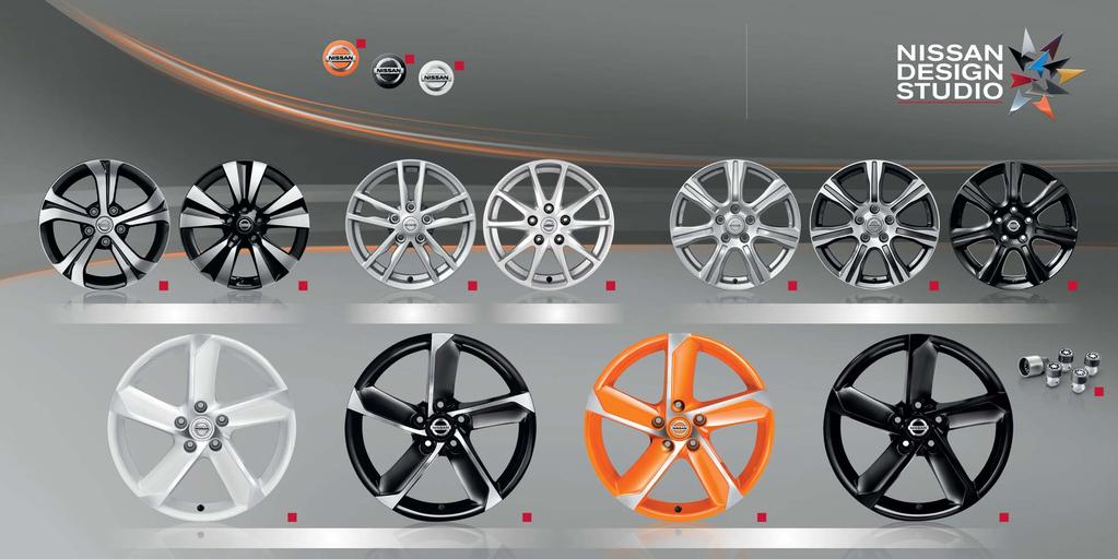 Alloy wheels: ALLOY WHEELS Roll out your designer finish on bespoke alloy wheels with matching or contrasting centre caps.