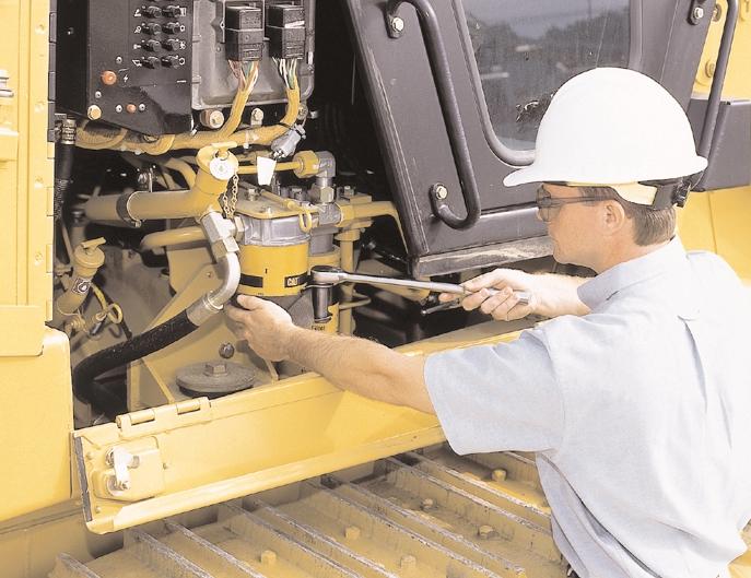 Complete Customer Support Caterpillar s total commitment to customer support and simplified service is part of every Cat machine. Reduced maintenance. Batteries are maintenance-free.