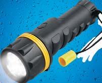 Rechargeable and cordless LED torch