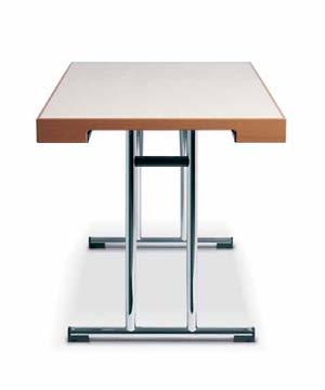 different top sizes with ABS edge or clear varnish 65 mm solid beech edge, chromed or