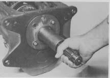 Figure 157- Remove transmission clutch housing.