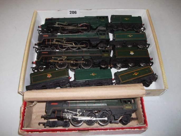 Collection of x 4 Britannia loco's inc boxed