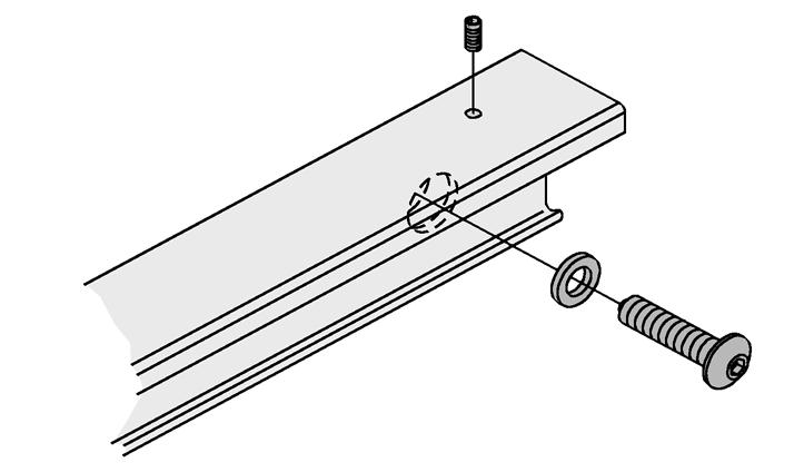 ENC150 Mounting options can be adapted to machine mounting surfaces using spacers, standoffs, or leveling set screws.