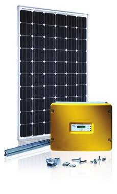 Products Sunkits (Base kit) SolarWorld Complete solar energy system custom designed for your job.