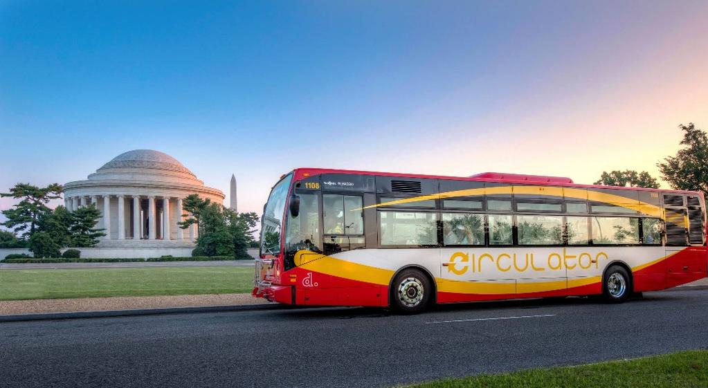 3.0 DC Circulator Evaluation System Changes since 2014 TDP Update DDOT implemented the National Mall route in 2015. DDOT, DCST, and NPS partnered on the development and implementation of the route.