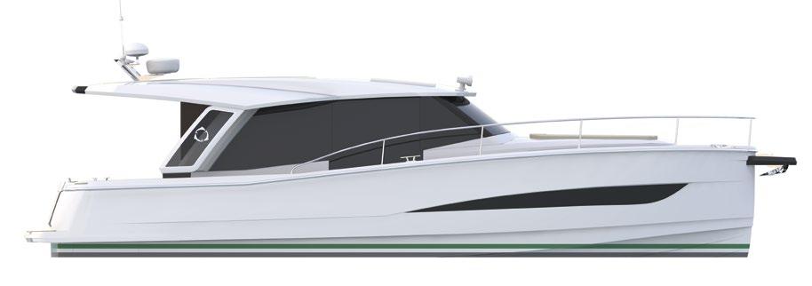 The New Greenline 36 Hybrid The new Greenline 36 Hybrid design has profited from the feedback of hundreds of users from all over the world.
