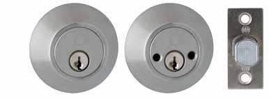 Deadbolts and door knobs Cirque knob set 50mm brushed stainless steel
