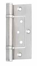 Hinges square edge Fast fix flush Fixed pin Sinter bearing hinge Size: 100mm (W) x 71mm (H) x 2.