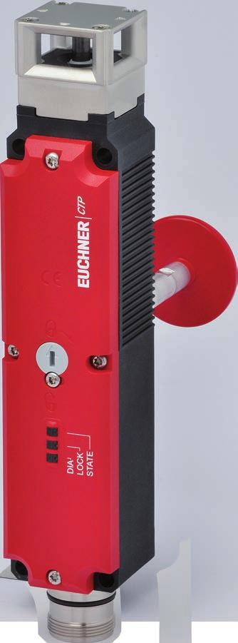 construction Escape release (optional) unlocking of the guard locking without tools to leave the danger area Actuator made of stainless steel with integrated