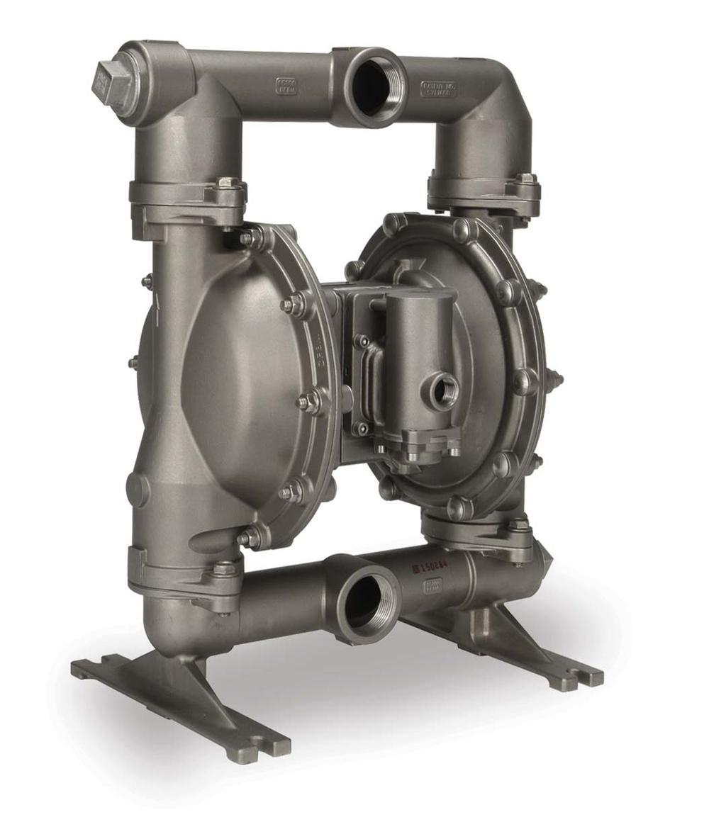 The Ultimate Process Pump EXPert eries Pumps: Metallic Models From its simple beginnings as a utility / dewatering / trash pump, through its various phases of design evolution, the diaphragm pump has