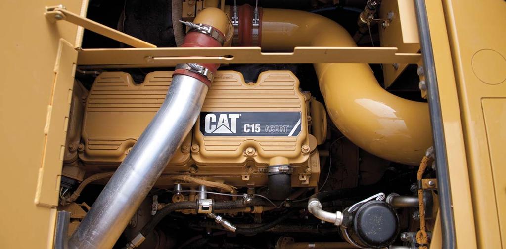 Power Train Engine Unbeatable performance from proven designs The 826H features proven Cat power train components like the C15 ACERT diesel engine.