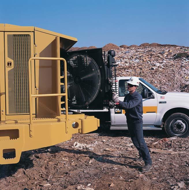 Cooling Systems Purpose built for the harshest application on the planet There are two critical cooling systems on the machine, one for the machine, and one for the operator.