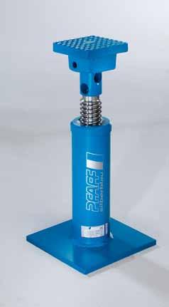 Construction screw jack model BSW 12000-30000 The construction screw jack is ideally suited for supporting extremely large loads Self-locking spindle drive for precise levelling of loads.