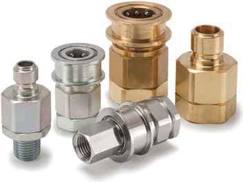 General Purpose EA Series Vacuum Couplings Vacuum to Medium Pressure EA Series couplings are designed specifically for vacuum and meduim pressure service, providing a dependable means for speeding