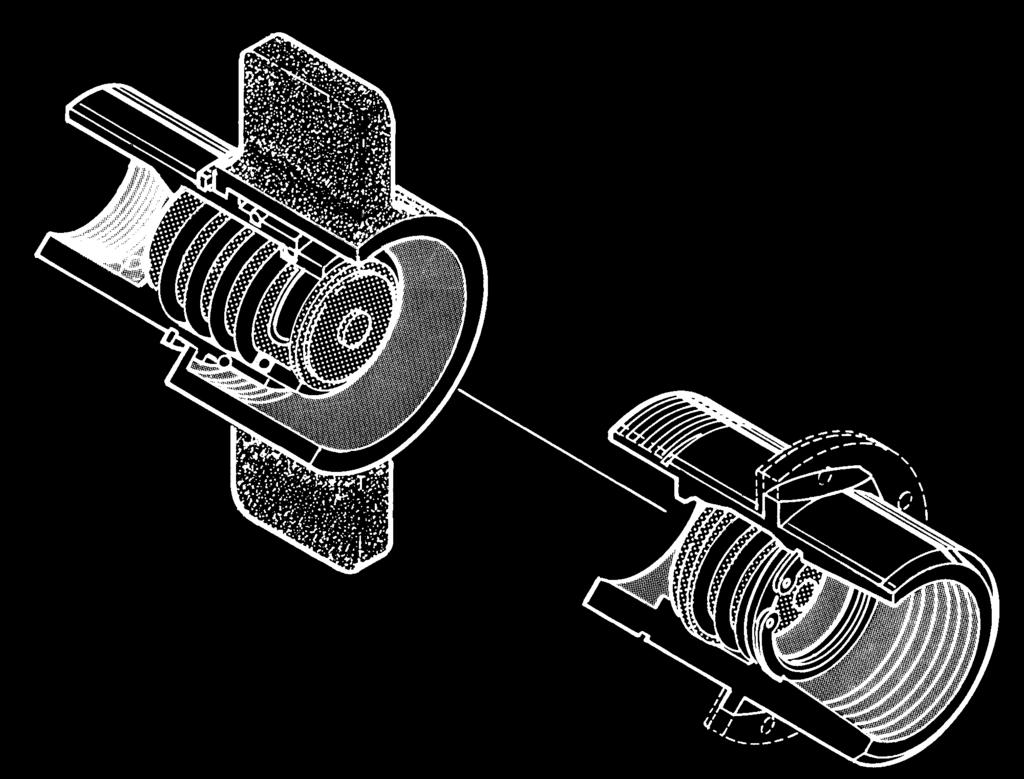 onnect Under Pressure ouplings 0 Series Features. The connection indicator, a Parker innovation, serves as a visual check for complete connection of the 0 coupling.