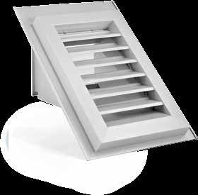 Weatherproof grilles for pitched roofs PPLITION Weatherproof grilles for pitched roofs provide a visual separation and in combination with a specially designed structure discharge water from HV