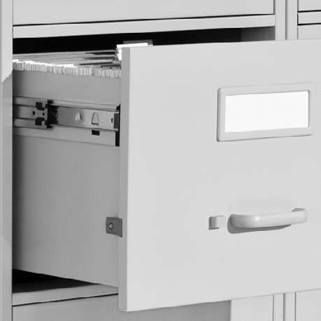 All models feature locking drawers. 2800 Series Features 28 deep drawer cases and recessed pulls that coordinate with lateral file series.