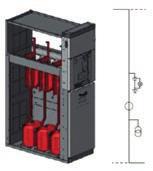 /16/20(1) (3s) SBR Reversed circuit breaker unit DRC Direct incoming unit with measurement and busbar