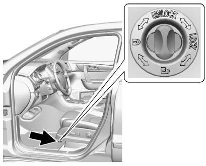 Turn the knob until it is perpendicular to the slot in the grommet to lock the mat in place. 5. Make sure the floor mat is properly secured and verify that it does not interfere with the pedals.