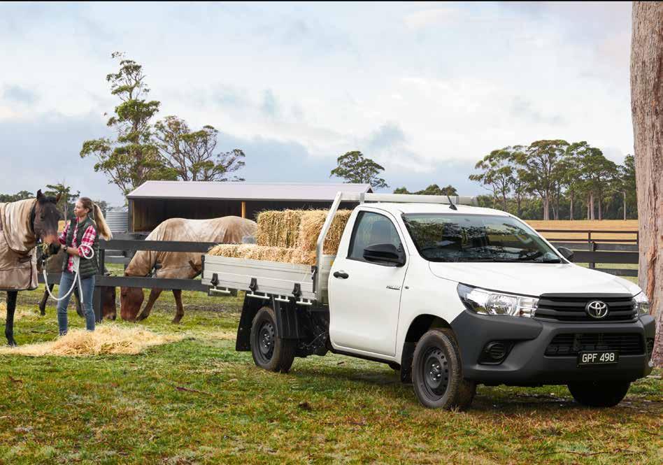 Modern, masculine and undeniably tough. With its wide stance and imposing presence, HiLux looks every part the powerful all-rounder.