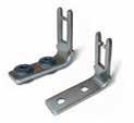 Bolt Integral handle included Metal is ideal for heavy doors; plastic is suitable for