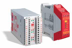 CM Series Safety Door Switches Applications (continued) Dual Channel Controllers CM-S4 Control Unit The CM-S4 controller is capable of monitoring up to four, magnetically coded switches with 1 N/O +