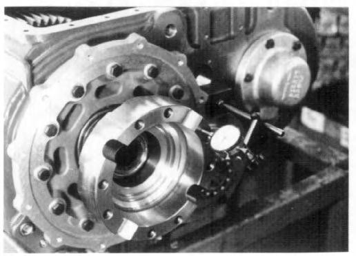 5. Install the shaft bearing as instructed in Fig. 6.3-7 and Fig. 6.3-8 in the Fabco TC-142 Transfer Case Parts and Service Manual. 4. The lower shaft end float must be set at this time.